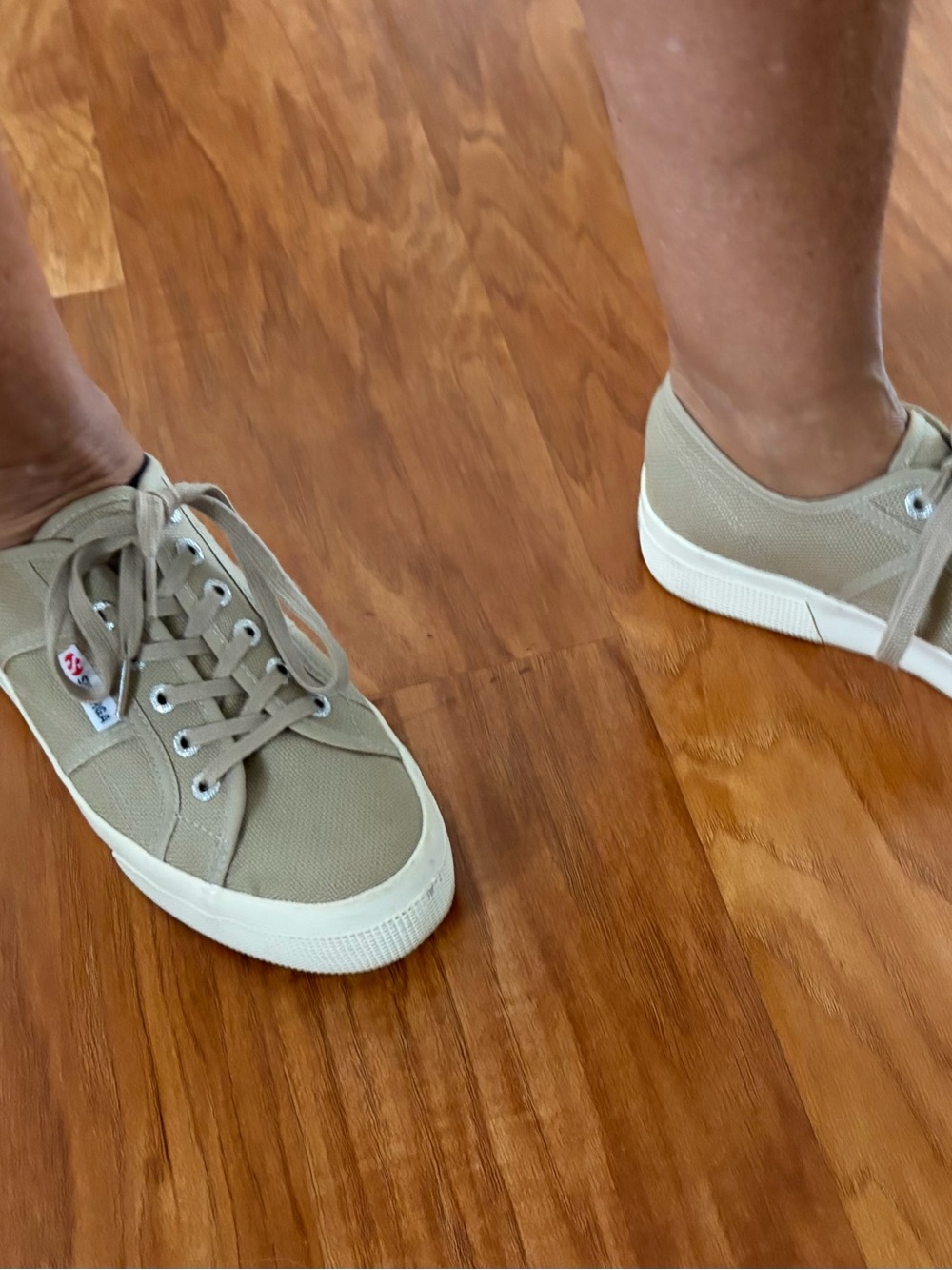 Superga Men's Low-Top Canvas Sneakers in Taupe